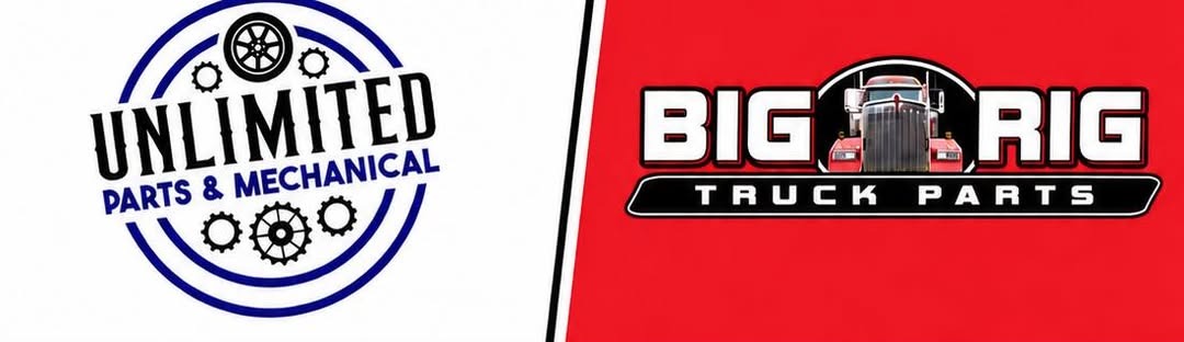 Big Rig Truck Parts and Unlimited Parts & Mechanical logos